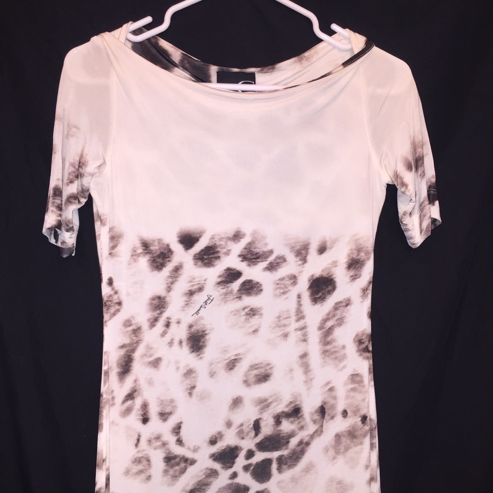 Just Cavalli Midi Length Leopard & Pink Dress - Picture 5 of 8